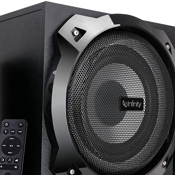 Infinity by Harman Octabass 410 Powerful Deep Bass 4.1 Channel Bluetooth Multimedia Speaker with Remote(Home Theatre)